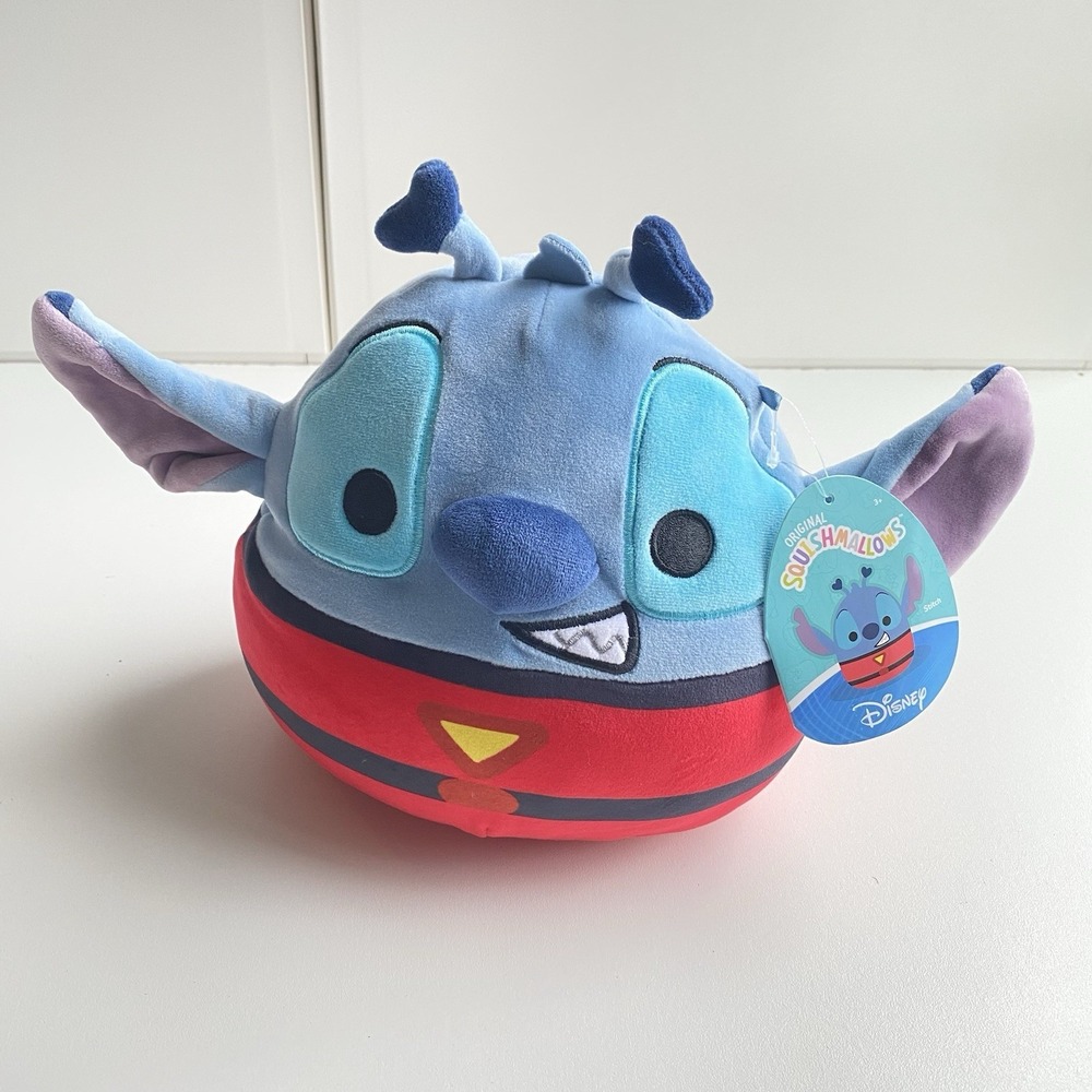 Squishmallow Kellytoy Plush Disney Lilo & Stitch Space Suit Stitch 8" NWT NEW